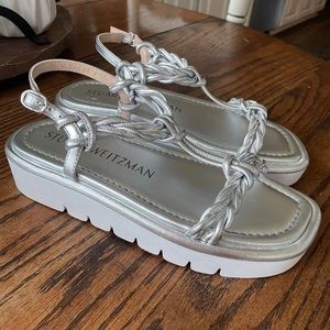 Like new leather Stuart Weitzman sandals